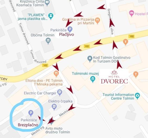 Hotel Dvorec Tolmin Ngoại thất bức ảnh